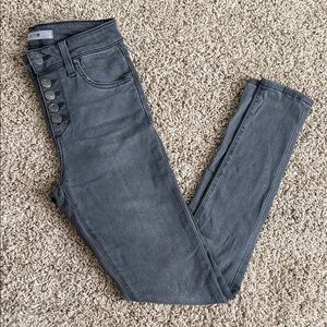 Joe's Jeans Charcoal High-Rise Curvy Skinny Ankle Jeans